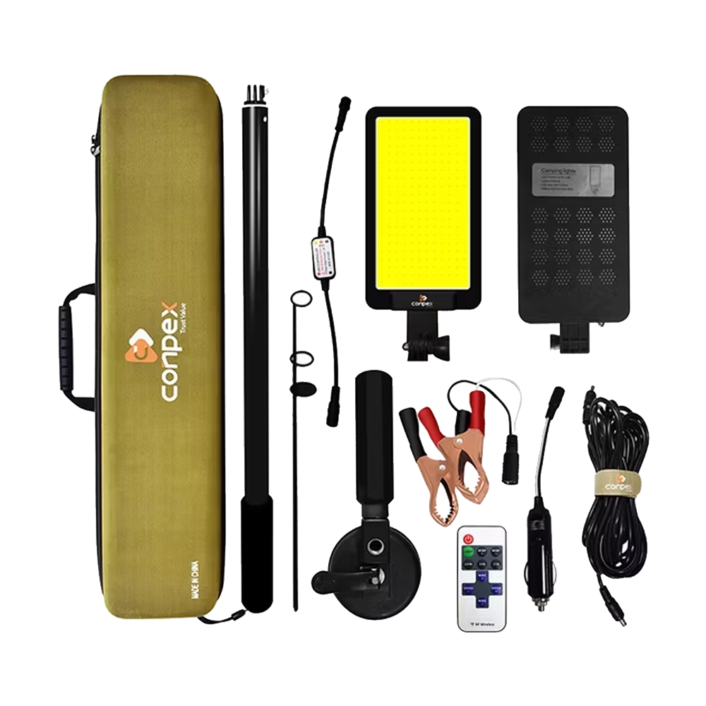 چراغ کمپینگ پایه‌دار کانپکس مدل CONPEX FR-24 COB/RF با ریموت کنترل