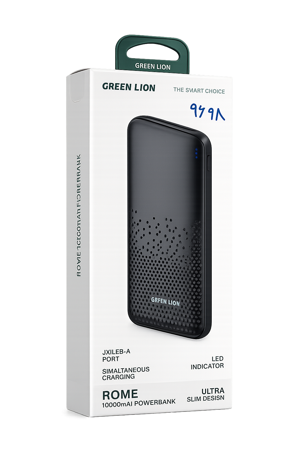 ChatGPT Image Jul 29, 2026, 06_32_45 PM green lion 10000 power bank